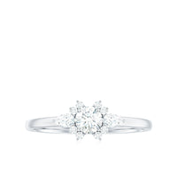 Natural Diamond Promise Ring with Certificate
