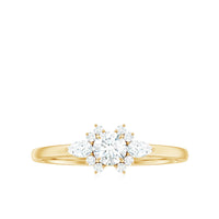 Natural Diamond Promise Ring with Certificate