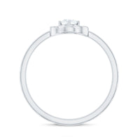 Nature Inspired Diamond Cute Promise Ring with Certificate