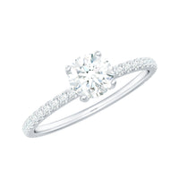 Minimalist Diamond Classic Engagement Ring