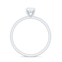 Minimalist Diamond Classic Engagement Ring