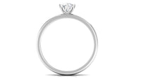 Natural Diamond Solitaire Promise Ring For Women