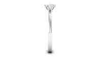 Natural Diamond Solitaire Promise Ring For Women