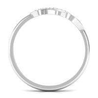 Natural Diamond Infinity Ring for Valentines Day