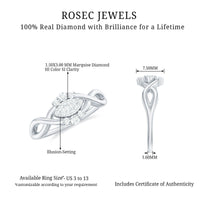 Certified Diamond Infinity Promise Ring
