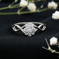 Certified Diamond Infinity Promise Ring