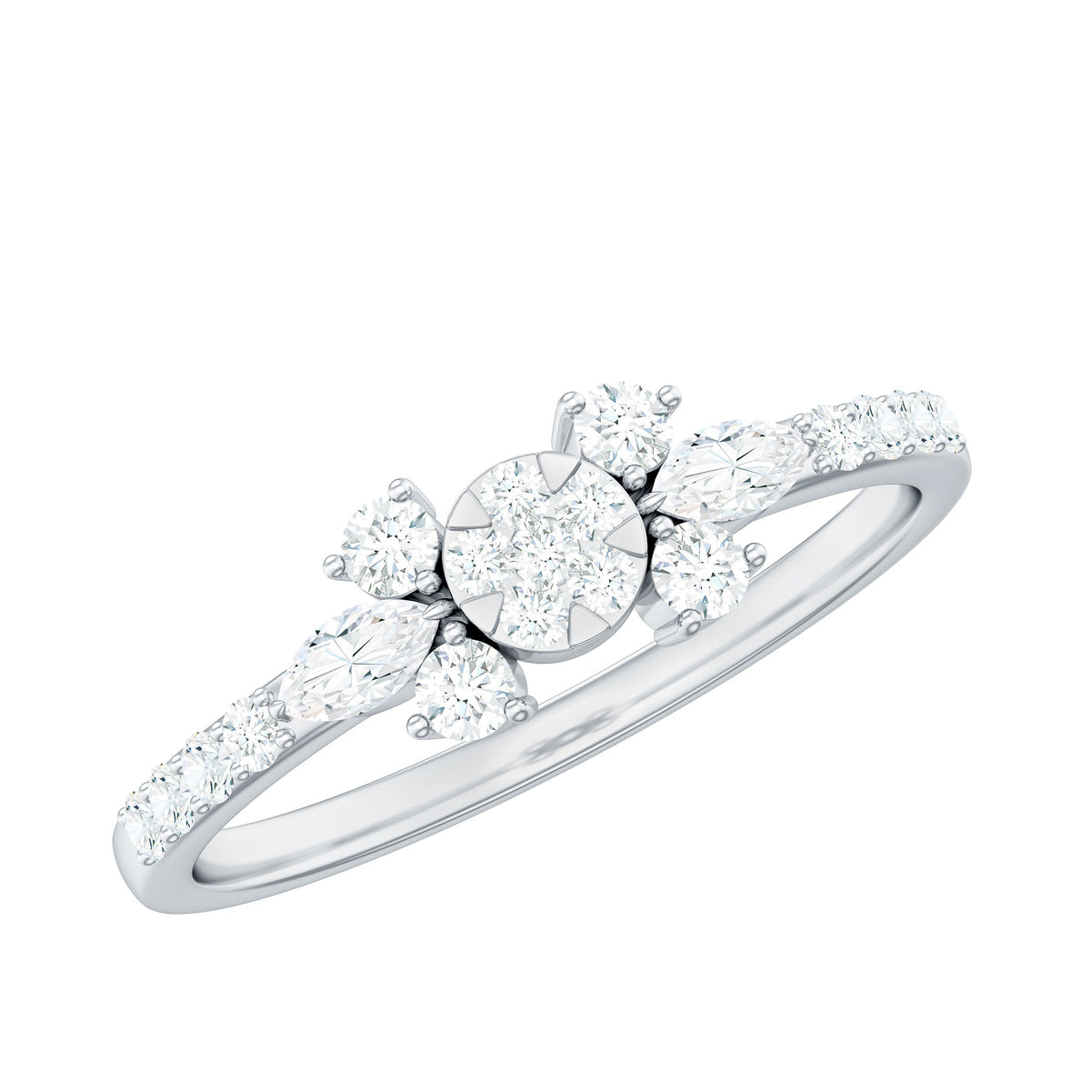 Certified Real Diamond Promise Ring