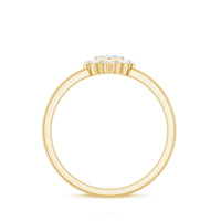 Minimal Diamond Heart Promise Ring for Valentines Day
