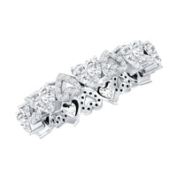 Certified Lab Grown Diamond Heart Wedding Band