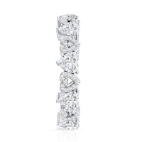 Certified Lab Grown Diamond Heart Wedding Band