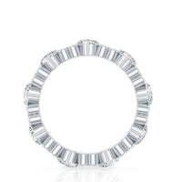 Certified Lab Grown Diamond Heart Wedding Band