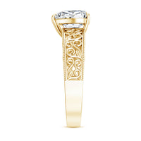 2 Carat Lab Grown Diamond Heart Engagement Ring