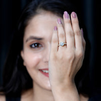Certified Bezel Set Lab Grown Diamond Engagement Ring With Side Stones