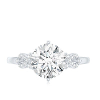 Certified 2 Carat Lab Grown Diamond Solitaire Engagement Ring