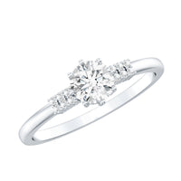 Certified 0.4 Carat Lab Grown Diamond Solitaire Promise Ring
