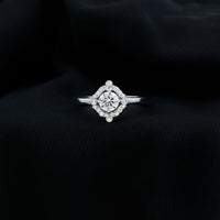 Certified 5 MM Lab Grown Diamond Unique Engagement Ring