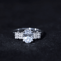 Certified 6X8 MM Oval Lab Grown Diamond Designer Engagement Ring