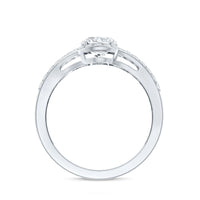 Certified 6X8 MM Oval Lab Grown Diamond Split Shank Engagement Ring