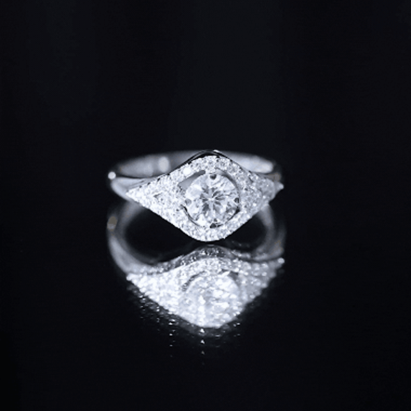 Certified 6 MM Lab Grown Diamond Classic Engagement Ring