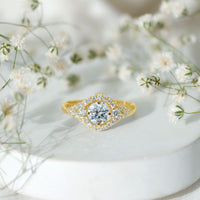 Certified 6 MM Lab Grown Diamond Classic Engagement Ring