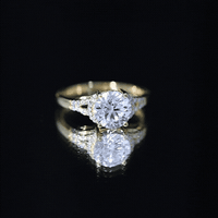 Certified 2 Carat Lab Grown Diamond Solitaire Engagement Ring for Her