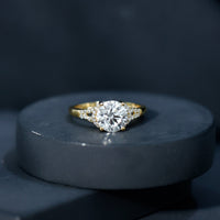 Certified 2 Carat Lab Grown Diamond Solitaire Engagement Ring for Her