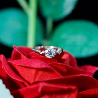6 MM Lab Grown Diamond Solitaire Engagement Ring