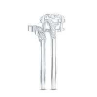 Certified Lab Grown Diamond Engagement Ring With Ring Guard