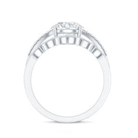 Certified Lab Grown Diamond Engagement Ring With Ring Guard