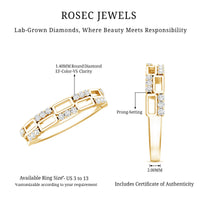 Certified Lab Grown Diamond Wedding Anniversary Ring For Women