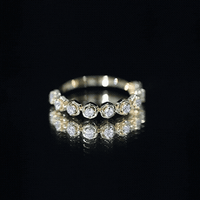 Certified Lab Grown Diamond Half Eternity Anniversary Ring