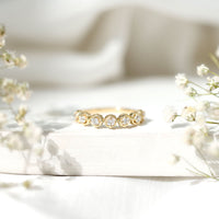 Certified Lab Grown Diamond Half Eternity Anniversary Ring