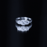 Certified Lab Grown Diamond Past Present Future Engagement Ring