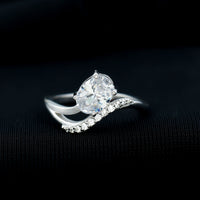 Certified Lab Grown Diamond 6X8 MM Oval Engagement Ring For Women
