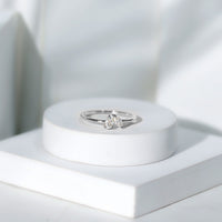 Certified Lab Grown Diamond Two Stone Promise Ring
