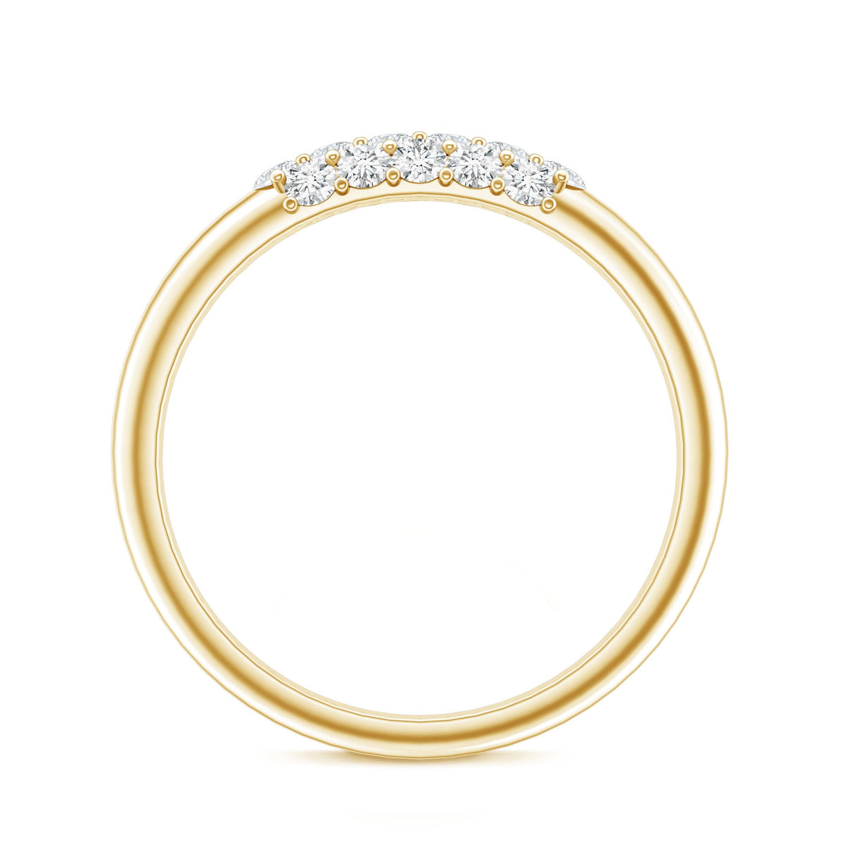 Certified Lab Grown Diamond Anniversary Ring