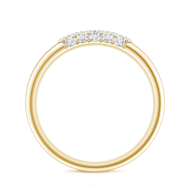 Rosec Jewels lab-grown diamond anniversary ring featuring a sparkling, intricate design with multiple diamonds set in a elegant ring.