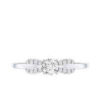 Certified Lab Grown Diamond Minimalist Promise Ring For Women