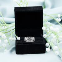 Certified Lab Grown Diamond Infinity Wedding Band Ring