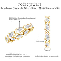 Certified Lab Grown Diamond Wedding Anniversary Ring