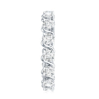 Certified Lab Grown Diamond Eternity Wedding Band