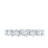Certified Lab Grown Diamond Eternity Wedding Band