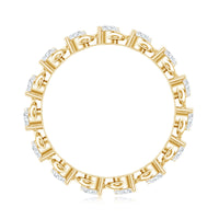 Certified Lab Grown Diamond Eternity Wedding Band