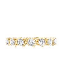 Certified Lab Grown Diamond Eternity Wedding Band