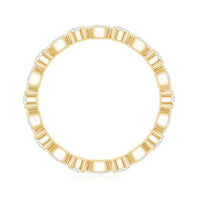 Certified Lab Grown Diamond Designer Wedding Eternity Ring