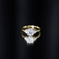 Prong Set Moissanite Classic Engagement Ring For Her