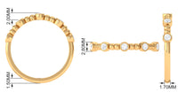 Natural Diamond Stackable Ring for Women