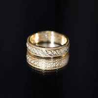 Diamond Twisted Rope Wedding Band Ring