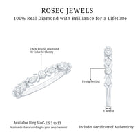 Nature Inspired Diamond Wedding Ring