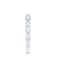 Nature Inspired Diamond Wedding Ring